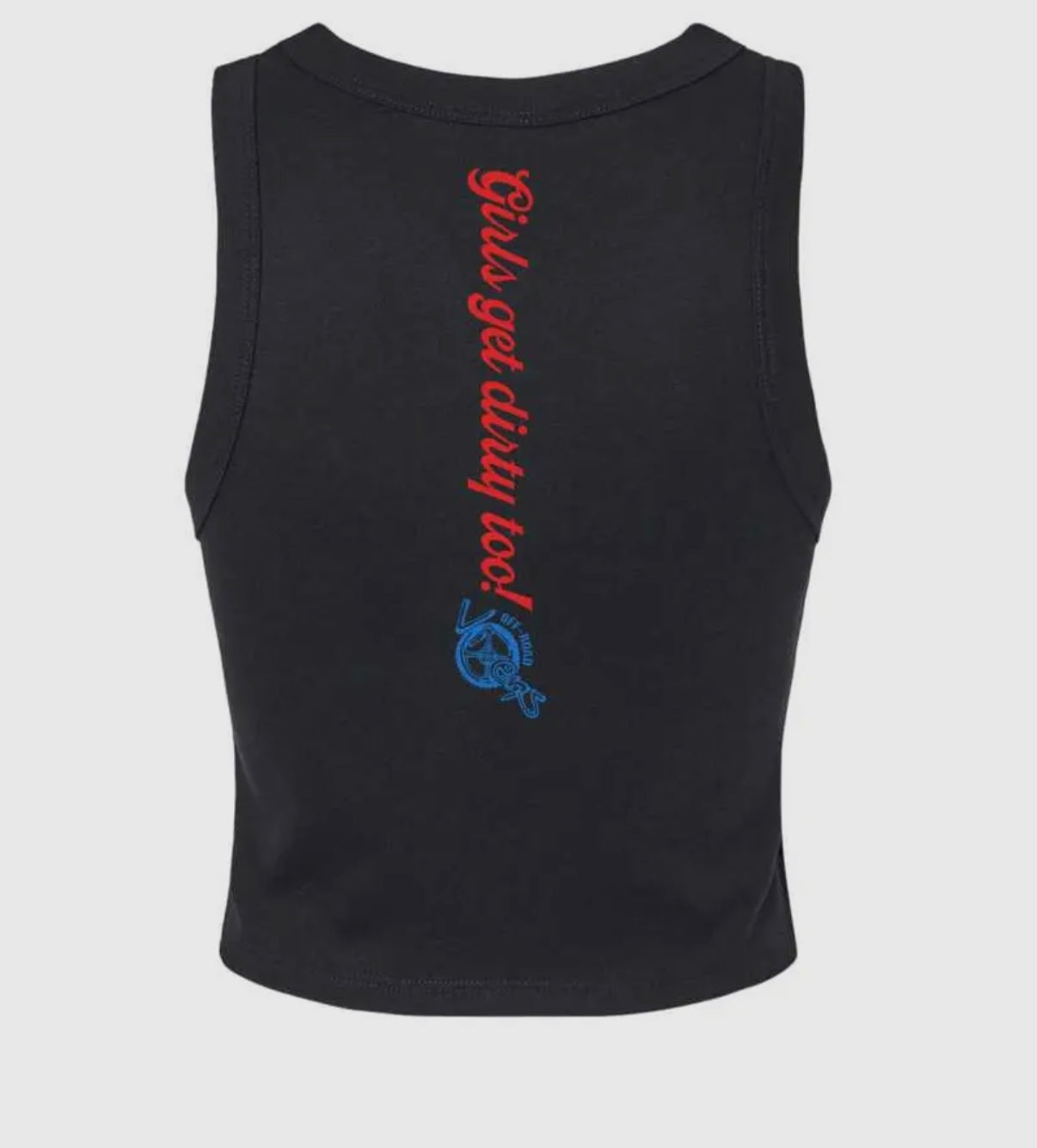 Off Road Vixens Rocky Mountain Cropped Micro Rib Tank