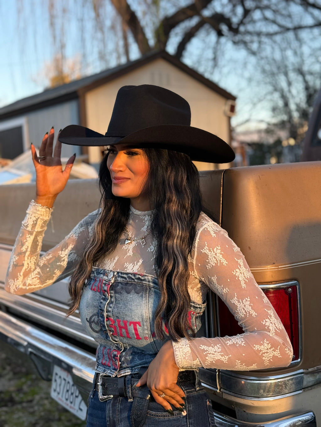 Brittany Aldean, Midnight Cowboy Hat Swc x BA