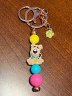 Silicone Beaded, Handmade Keychains. 20+ designs!