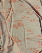 Plus Size Pink Desert Cowboy Tank Top W Sides Fringes