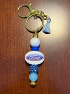 Silicone Beaded, Handmade Keychains. 20+ designs!