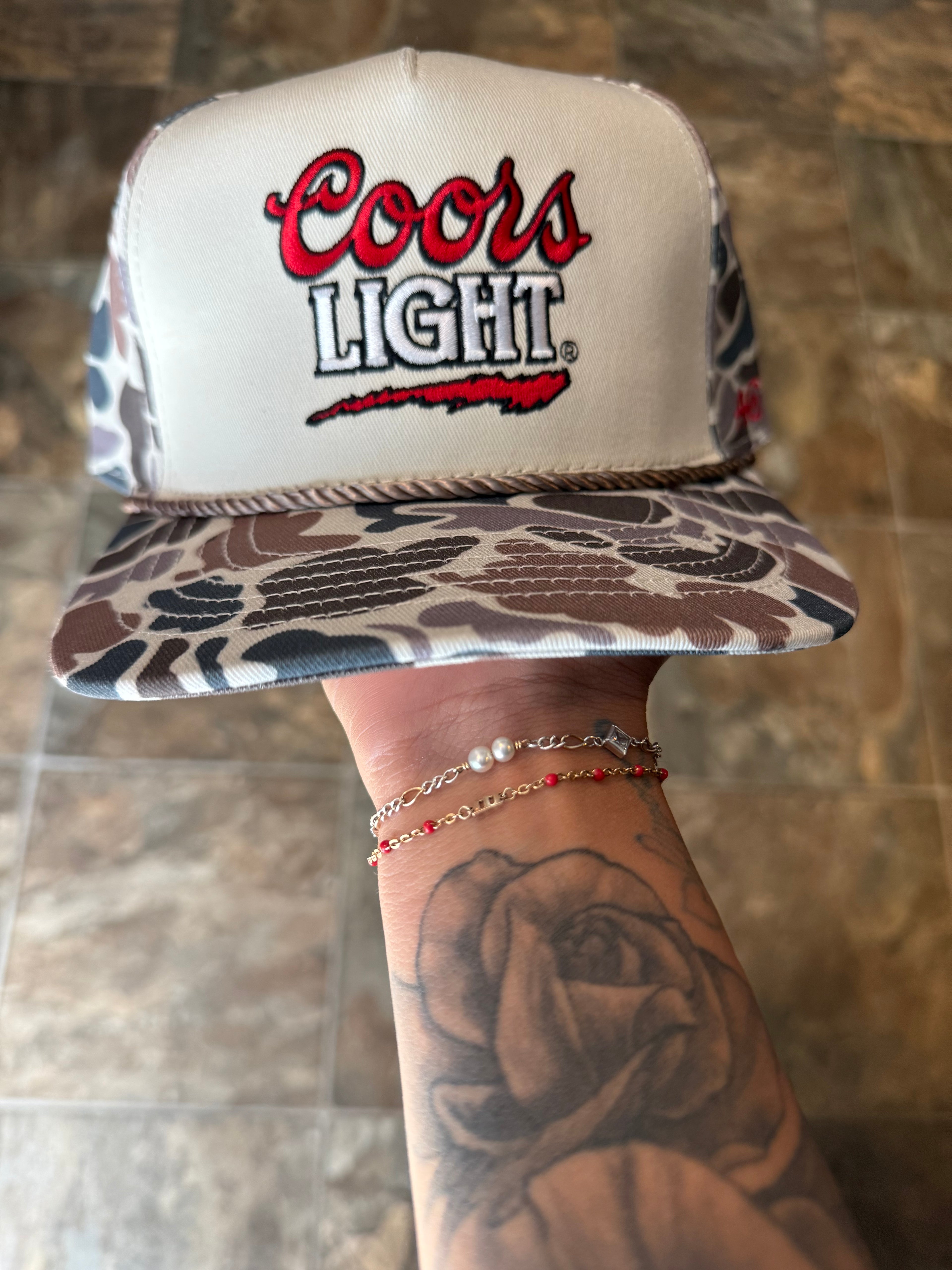 Retro Coors Light “Duck Camo” Hat