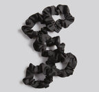 KITSCH Satin Sleep Scrunchies 5pc - Black
