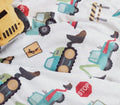 Baby & Toddler Minky Blanket - Construction Trucks