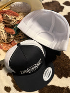 Vintage Chevy Black/White Flatbill SnapBack
