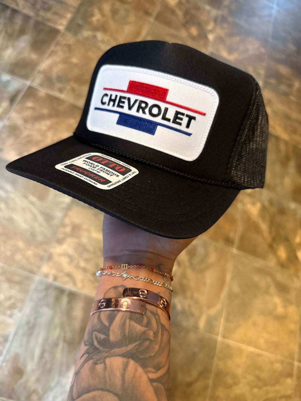 Chevy classic curved bill patch hat