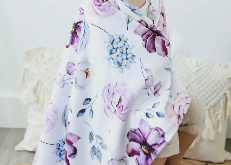 Baby & Toddler Minky Blanket - Vintage Floral