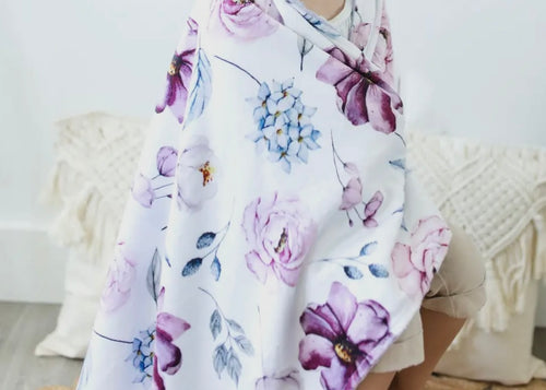 Baby & Toddler Minky Blanket - Vintage Floral
