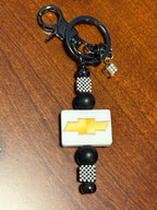 Silicone Beaded, Handmade Keychains. 20+ designs!