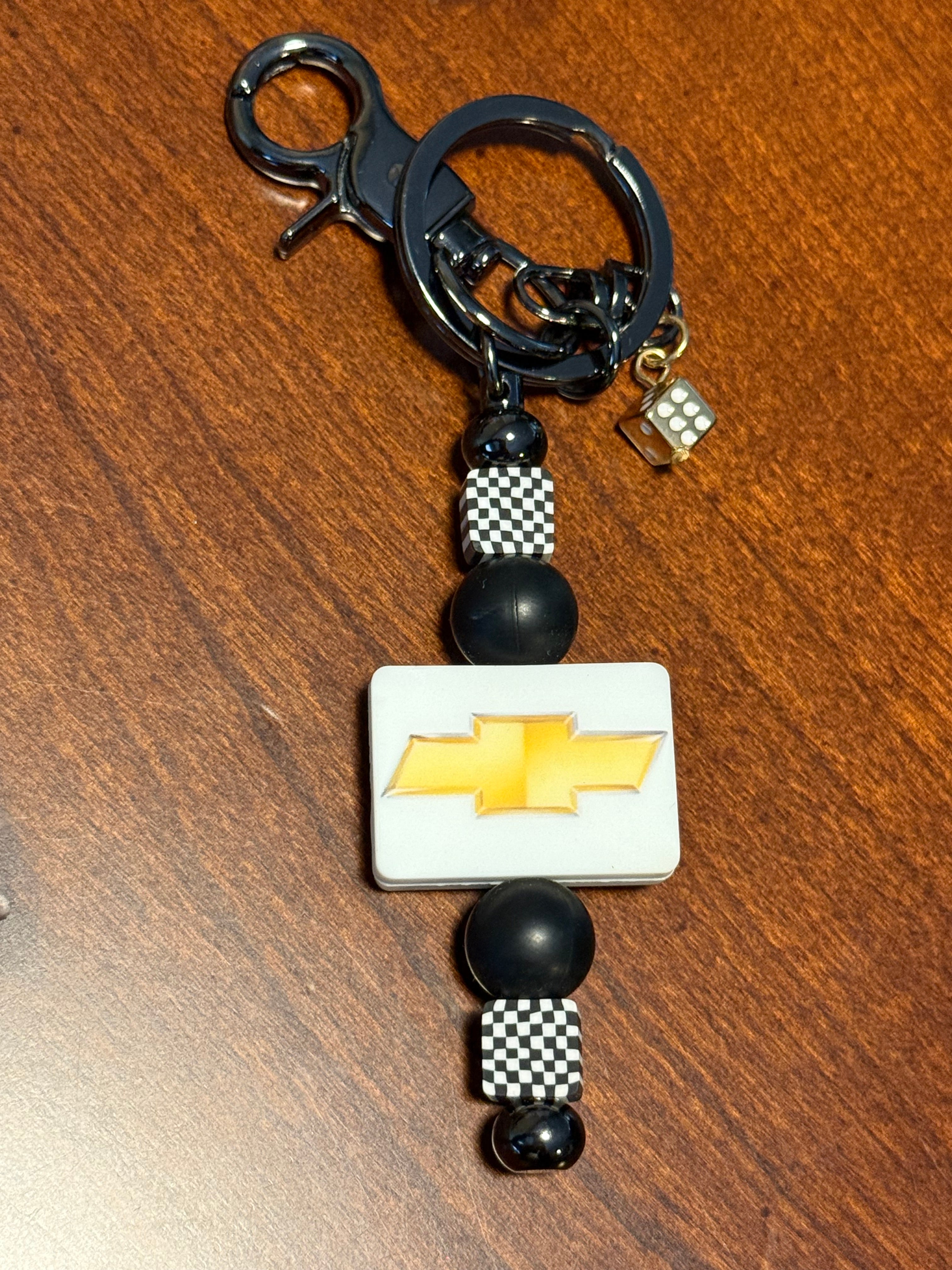 Silicone Beaded, Handmade Keychains. 20+ designs!