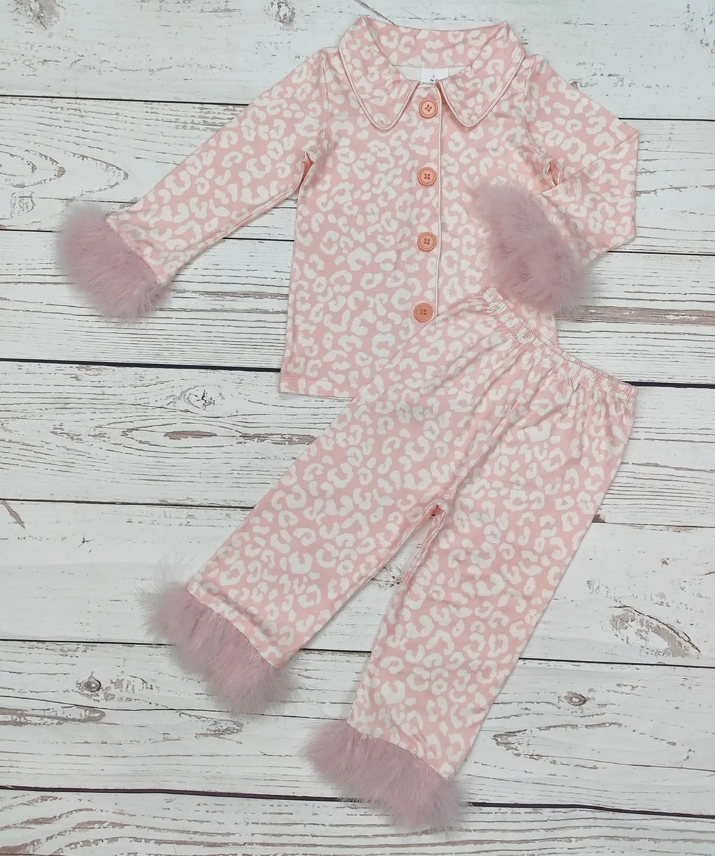 Baby Girls Cheetah
Printed Pajamas