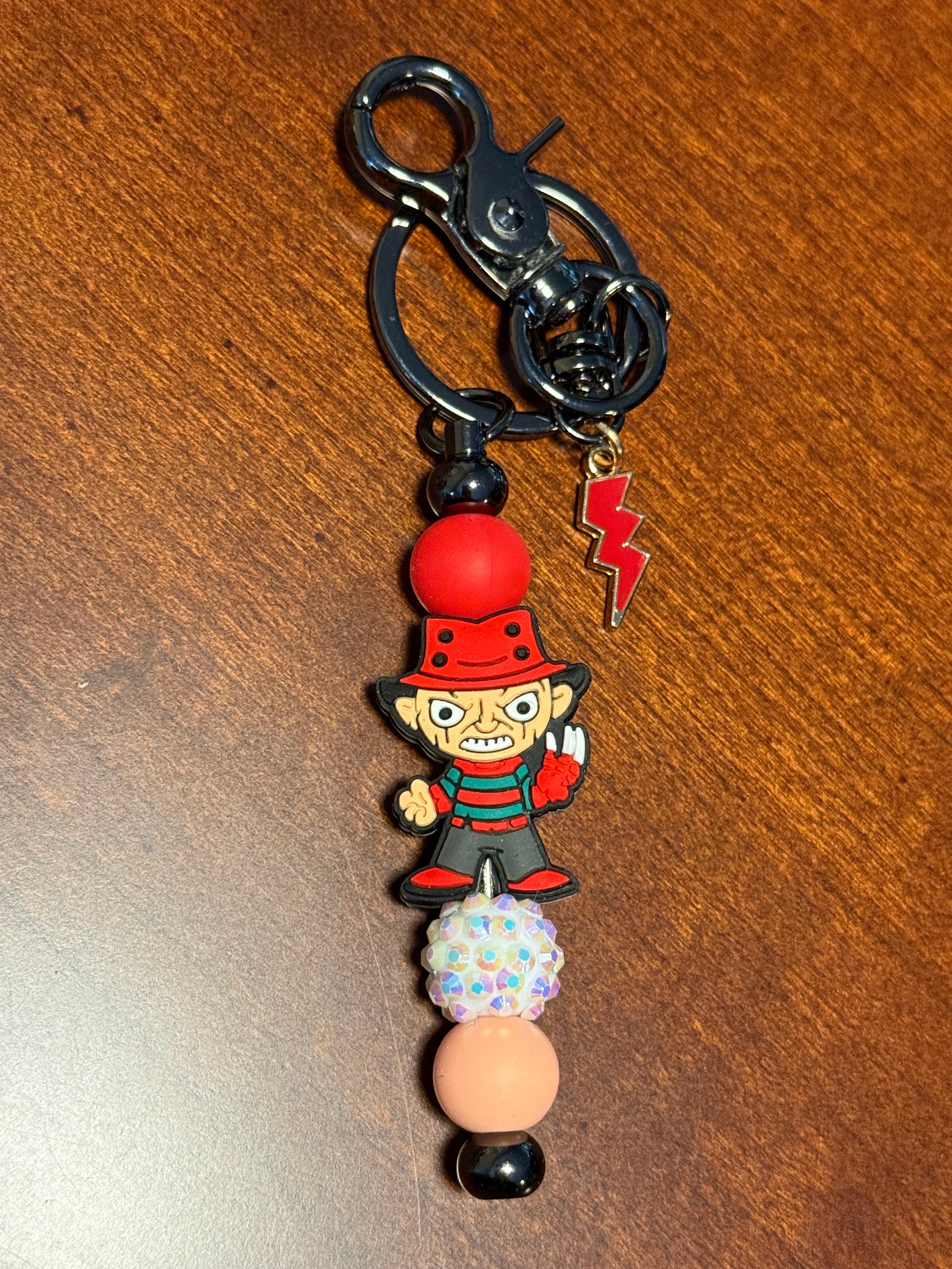 Silicone Beaded, Handmade Keychains. 20+ designs!