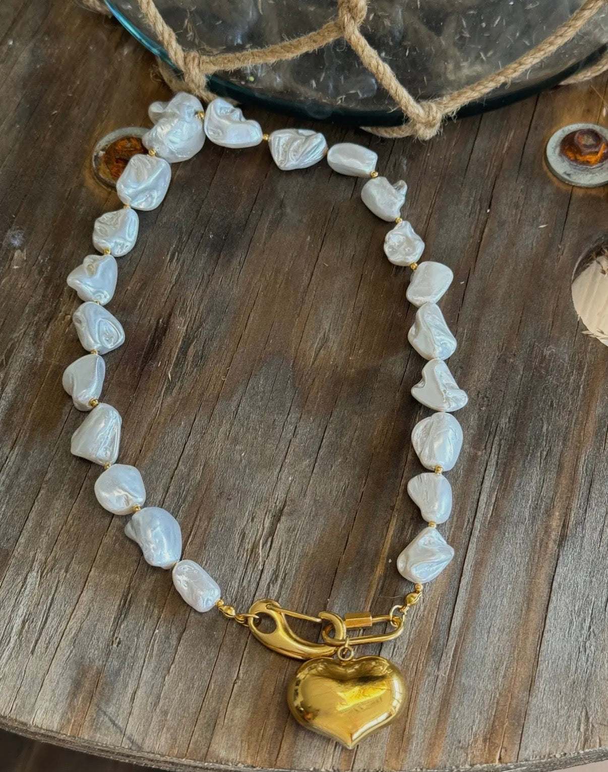 Love By The Shore Pearl Necklace