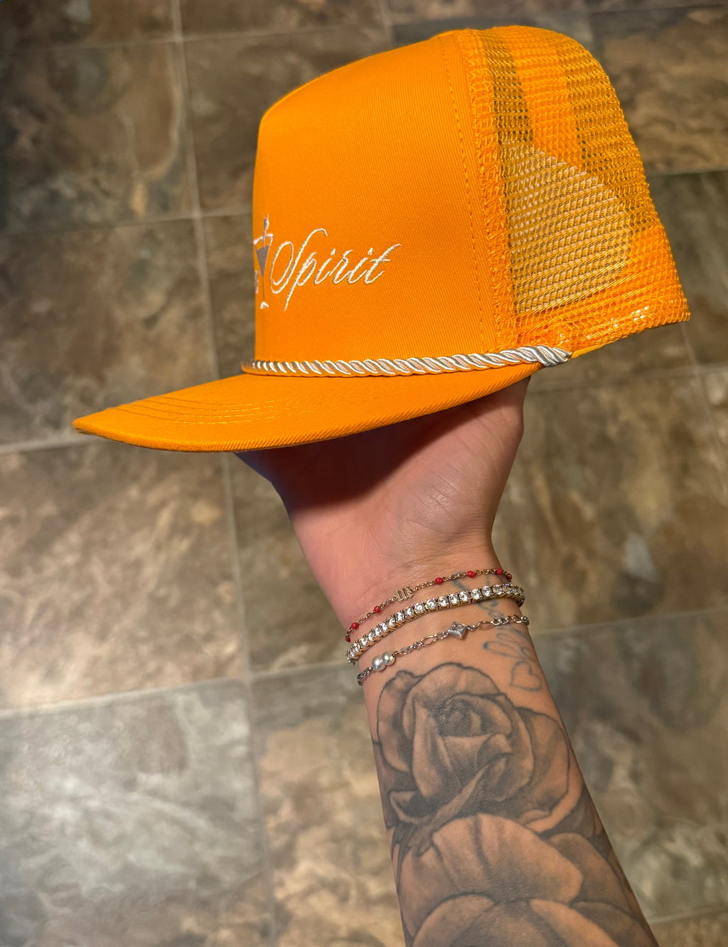 Team Spirit (Orange) Trucker Hat Swc X BA