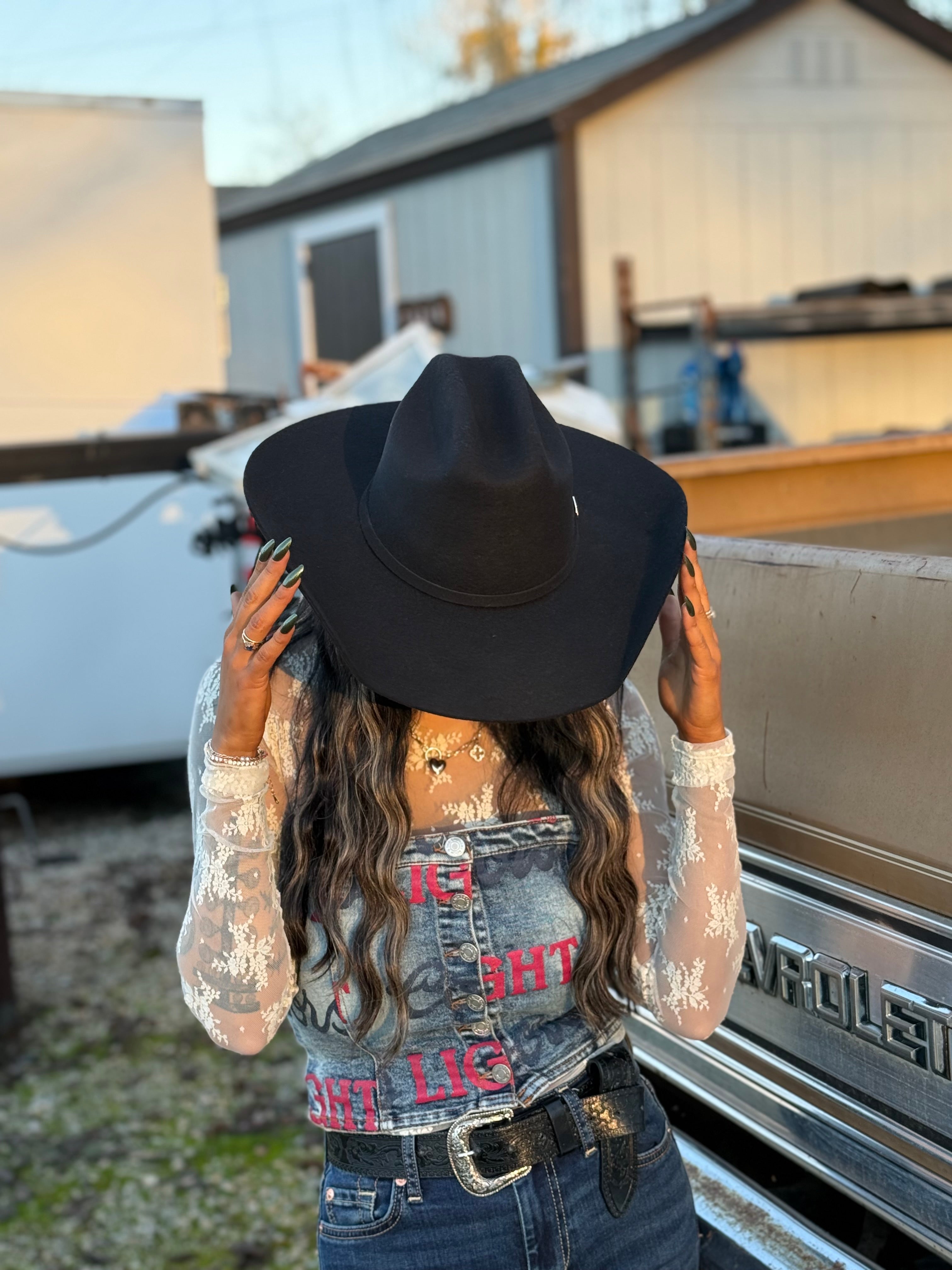 Brittany Aldean, Midnight Cowboy Hat Swc x BA