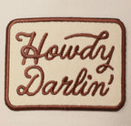 Howdy Darlin' Embroidery Patch Realtree camo cap
