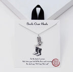 Cowboy Boot Pendant Necklace