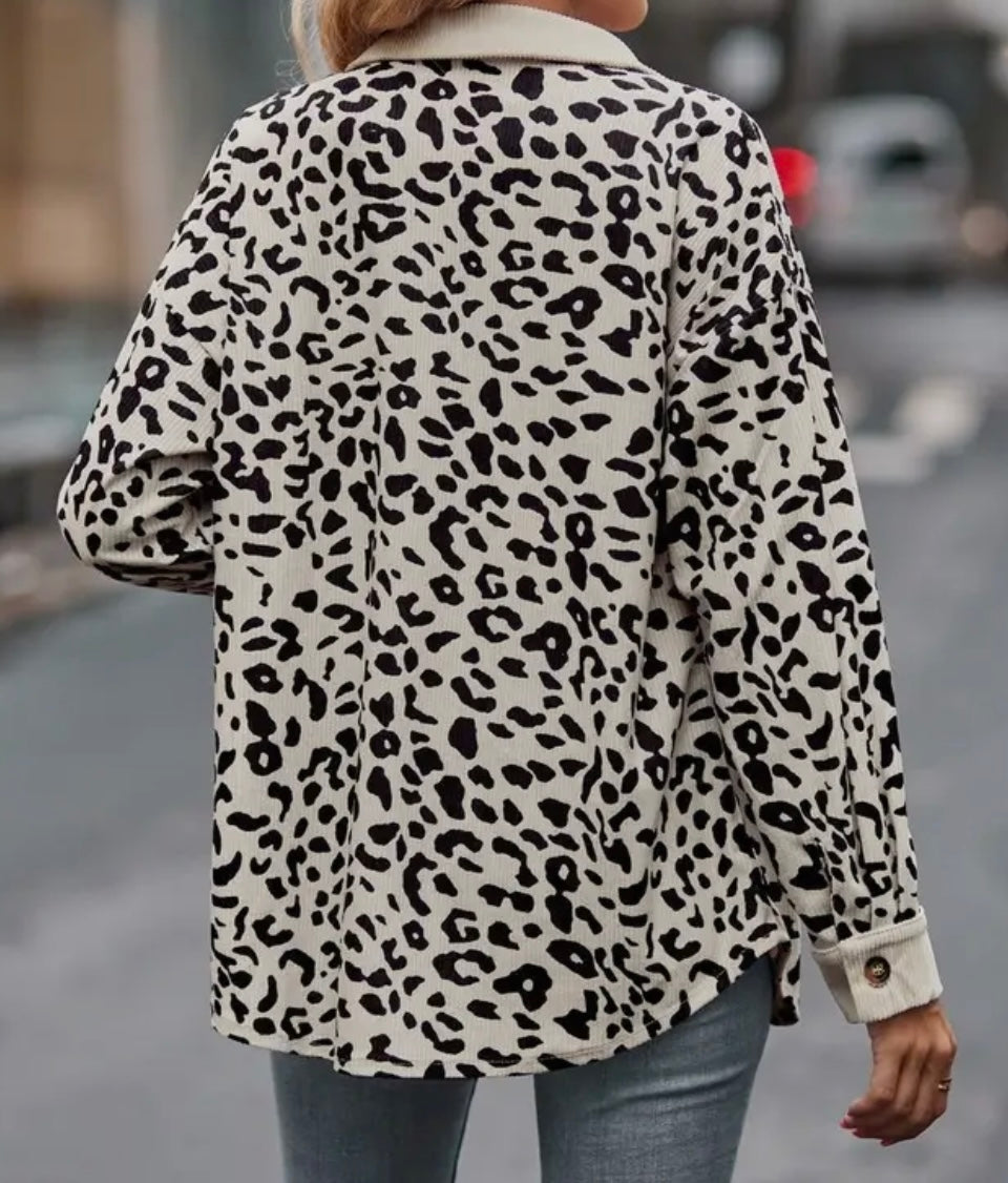 Leopard Long Sleeve Shacket