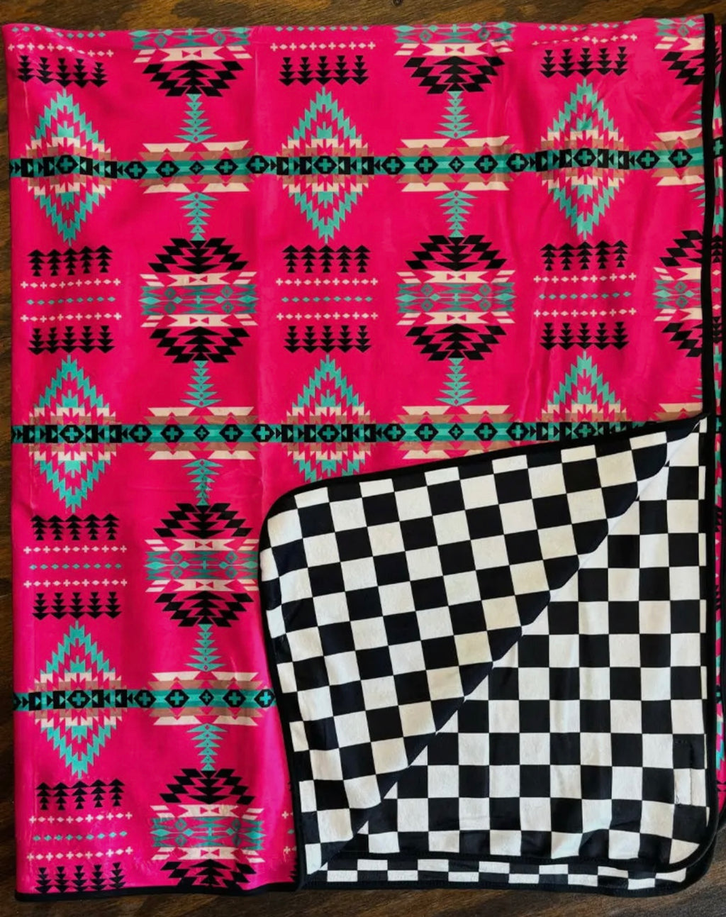 Checked In Cheyenne Double Sided Blanket