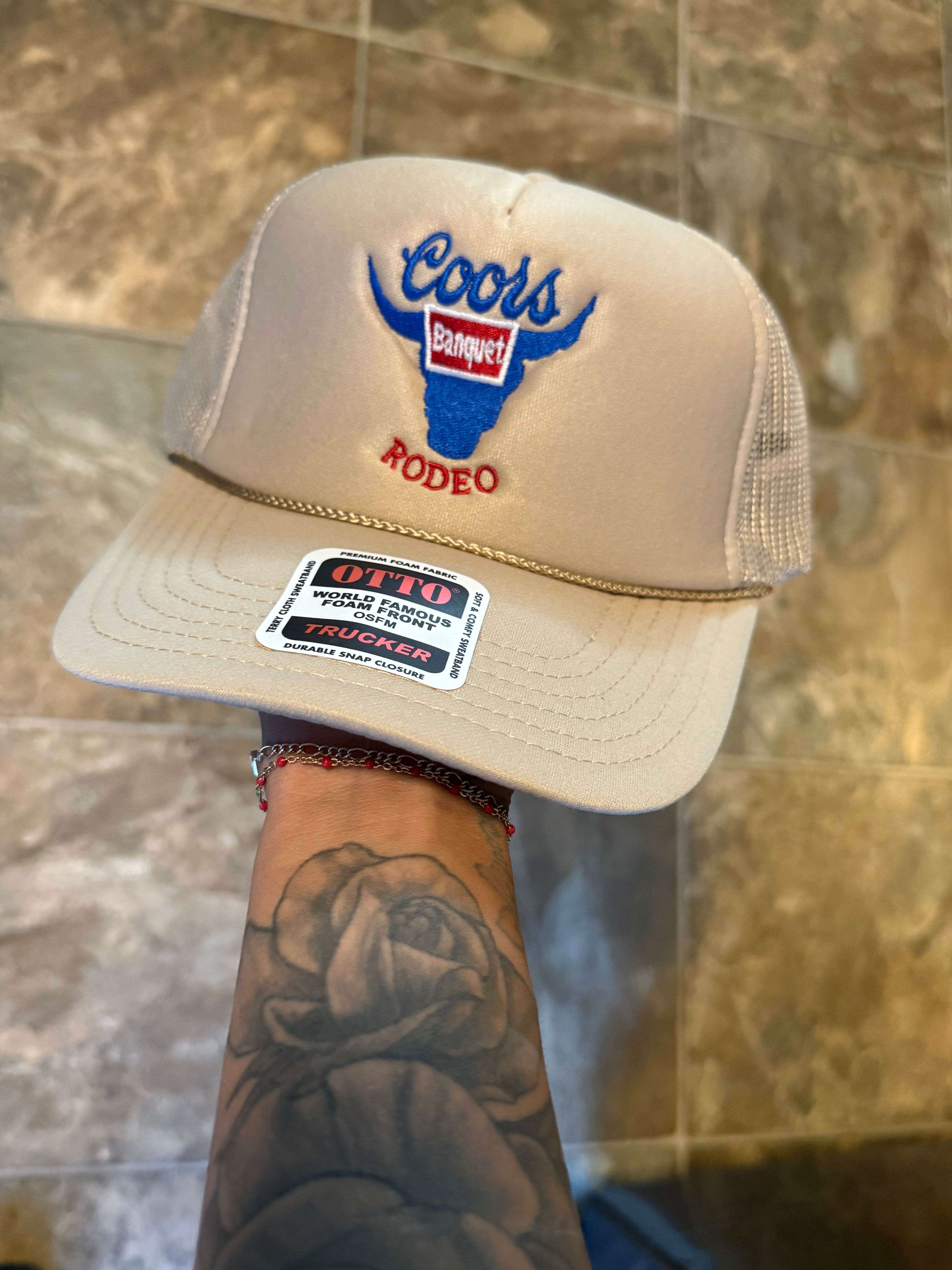 Coors Rodeo Embroidered Trucker Hat