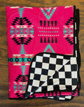 Checked In Cheyenne Double Sided Blanket