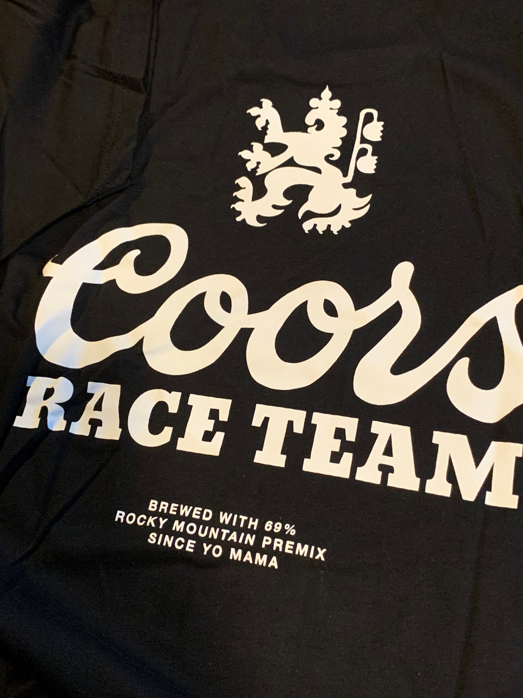 Banquet race team coors t-shirt