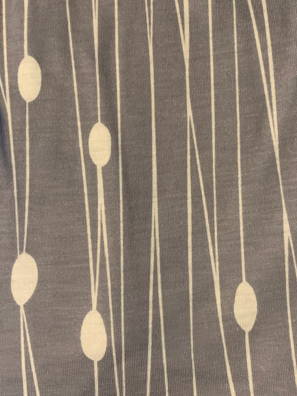 Square Neck Sleeveless Printed Tank Top “Gray”