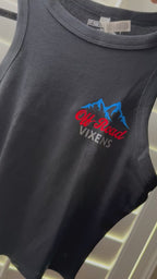 Off Road Vixens Rocky Mountain Cropped Micro Rib Tank