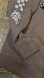 Off The Wall, Off Road Vixens Heavy Weight Hoodie “Brown”