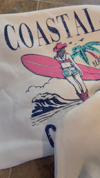 Coastal Cowgirl Beach Club Sweatshirt “Oat”