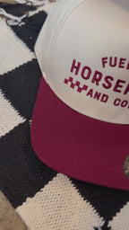 Fueled By Horsepower And Coffee SnapBack